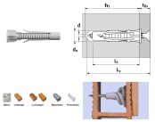 ДЮБЕЛ ЗА ТУХЛА 06-10